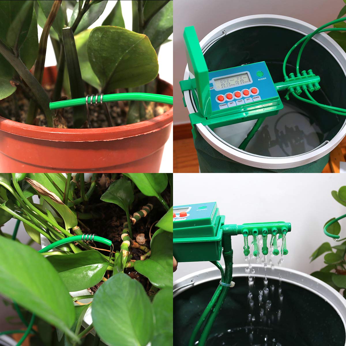 Amazon.co.jp: 自動散水タイマー 散水ホース 植物灌水 散水システム